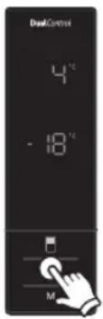 WHIRLPOOL W84BE 73 X - Ρυθμίσεις θερμοκρασίας κατάψυξης - 1