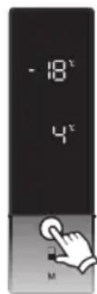 WHIRLPOOL W84TE 73 M - Freezer temperature settings - 1