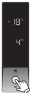 WHIRLPOOL W84TE 73 M - Nastavitve temperature hladilnika - 4