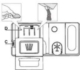 WHIRLPOOL Wi 7020 Pf - NAPEŁNIANIE DOZOWNIKA DETERGENTU - 1