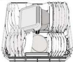 WHIRLPOOL W7F HP33 X - DOLNÍ KOŠ - 1