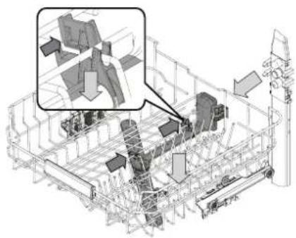 WHIRLPOOL W7F HP33 X - The dishwasher must not be used without filters or if the filter is loose. - 2
