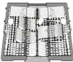 WHIRLPOOL W7F HP33 X - КОШНИЦА ЗА ПРИБОРИ - 1