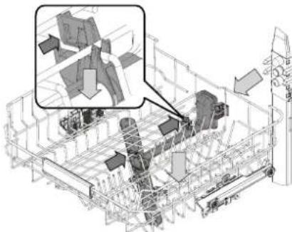 WHIRLPOOL WH8IPB14AM6L0 - CLEANING THE SPRAY ARMS - 1