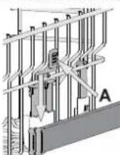 WHIRLPOOL WH8IPB14AM6L0 - ADJUSTING THE HEIGHT OF THE UPPER RACK - 1