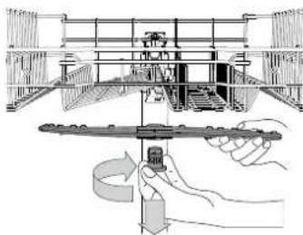 WHIRLPOOL WIP 4T133 PE S - LIMPAR OS BRAÇOS ASPERSORES - 1