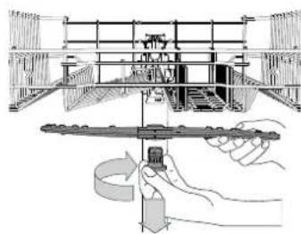 WHIRLPOOL WIP 4T133 PE S - NETTOYER LES BRAS D'ASPERSION - 1