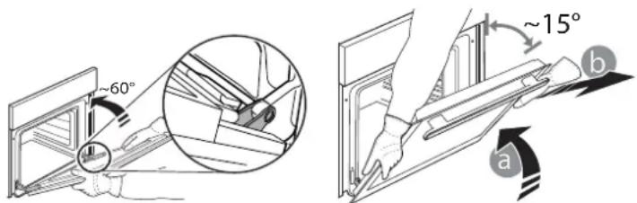 WHIRLPOOL OMSK58CU1B - REMOVING AND REFITTING THE DOOR - 2