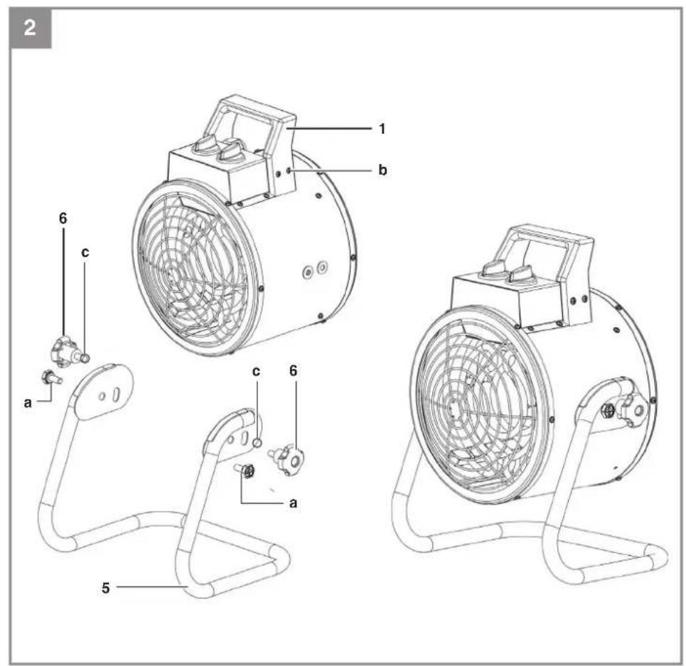 EINHELL BG-EH 3000 - D Originalbetriebsanleitung Elektroheizer - 2