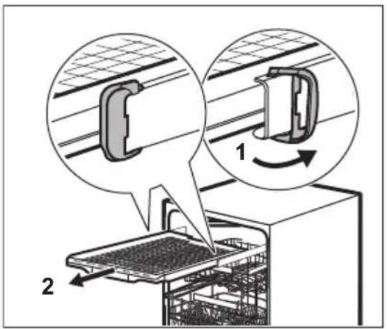 ELECTROLUX Y48ES400L - Katon suihkuvarren puhdistaminen - 2