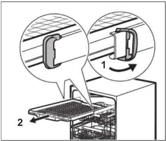 ELECTROLUX Y67EC400W - Cleaning the ceiling spray arm - 2