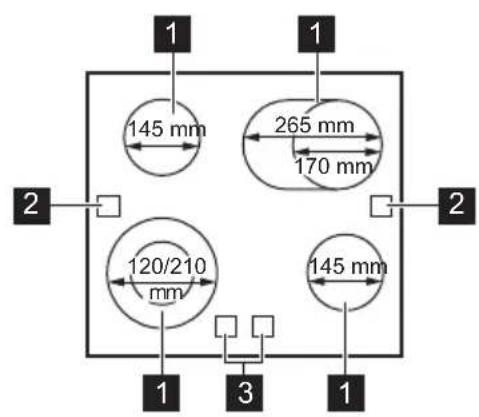 ELECTROLUX LRD6406XK - Oversigt over kogepladens overflade - 1