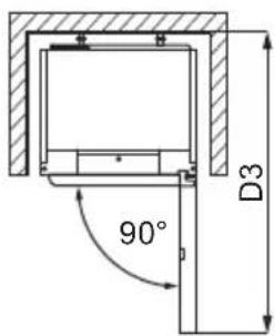 ELECTROLUX ORC8M321CL - Abmessungen - 3