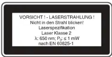 EINHELL BT-SM 2131 Dual - Advertencias especiales sobre el láser - 1