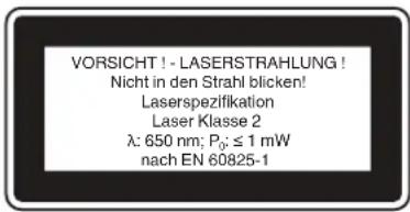 EINHELL BT-SM 2131 Dual - Attention : Rayon laser - 1