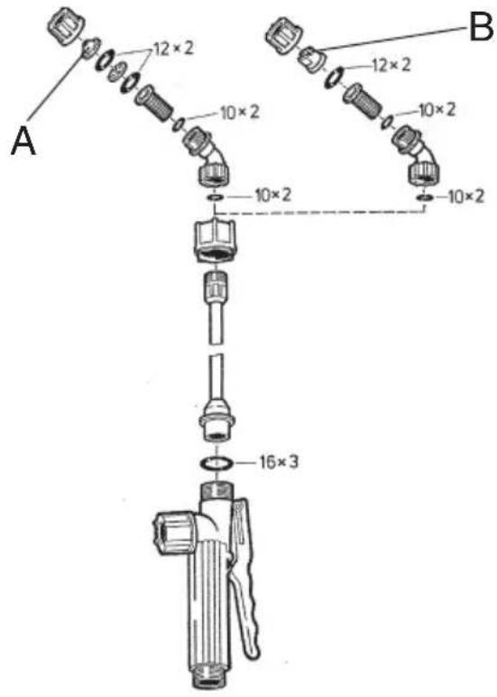 EINHELL DSP 15 - Montera samman trädgårdssprutan - 3