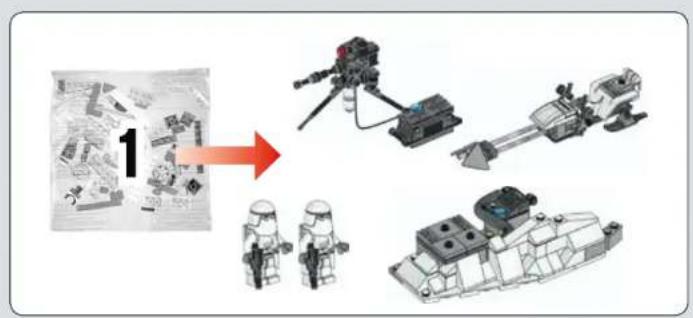LEGO Star Wars 75098 - Q: In addition to regular human-shaped minifigures, there are many aliens, droids, and strange creatures that populate the Hoth Battle set. What are some differences in designing decorations for this large range of figures? - 35