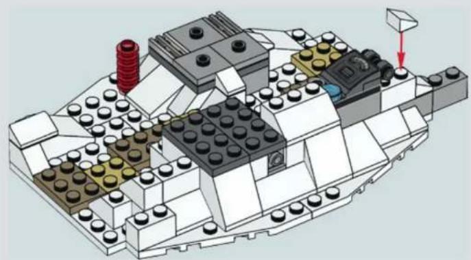 LEGO Star Wars 75098 - Q: In addition to regular human-shaped minifigures, there are many aliens, droids, and strange creatures that populate the Hoth Battle set. What are some differences in designing decorations for this large range of figures? - 154