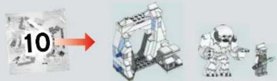 LEGO Star Wars 75098 - Q: In addition to regular human-shaped minifigures, there are many aliens, droids, and strange creatures that populate the Hoth Battle set. What are some differences in designing decorations for this large range of figures? - 32