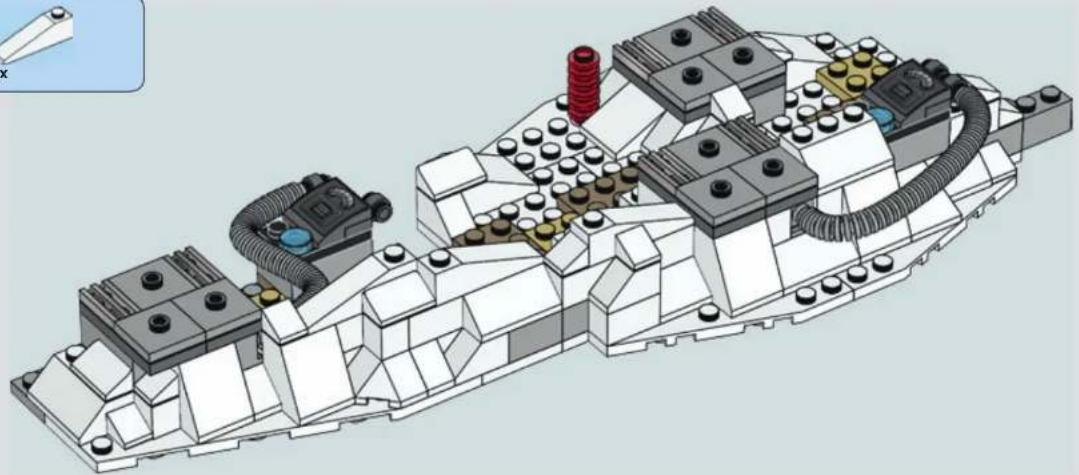LEGO Star Wars 75098 - Q: In addition to regular human-shaped minifigures, there are many aliens, droids, and strange creatures that populate the Hoth Battle set. What are some differences in designing decorations for this large range of figures? - 161