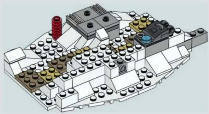 LEGO Star Wars 75098 - Q: In addition to regular human-shaped minifigures, there are many aliens, droids, and strange creatures that populate the Hoth Battle set. What are some differences in designing decorations for this large range of figures? - 150