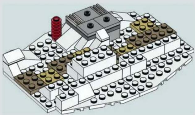 LEGO Star Wars 75098 - Q: In addition to regular human-shaped minifigures, there are many aliens, droids, and strange creatures that populate the Hoth Battle set. What are some differences in designing decorations for this large range of figures? - 144