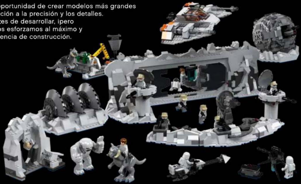 LEGO Star Wars 75098 - Q: In addition to regular human-shaped minifigures, there are many aliens, droids, and strange creatures that populate the Hoth Battle set. What are some differences in designing decorations for this large range of figures? - 10