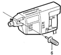 EINHELL EBH 801 - Fitting the handle - 1