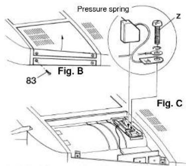 EINHELL EBH 801 - Cleaning and replacing the carbon brushes (see numbers in the parts list): - 1