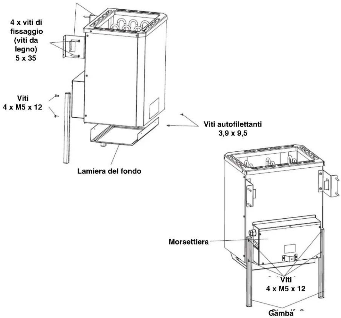 EINHELL Classic SHG 3 6 kW - Montaggio dell'apparecchio di riscaldamento sauna - 1