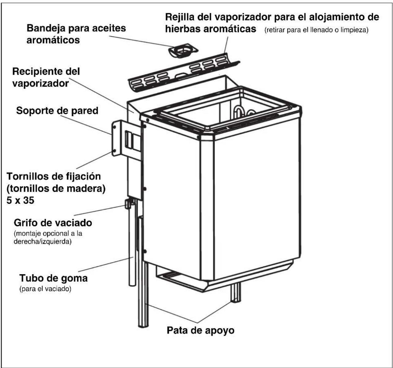 EINHELL Classic SHG 3 6 kW - Para el montaje de la estufa - 1