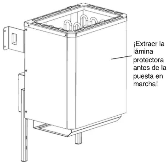 EINHELL Classic SHG 3 6 kW - ¡Atención! ¡Extraer la lámina protectora antes de la puesta en marcha! - 1