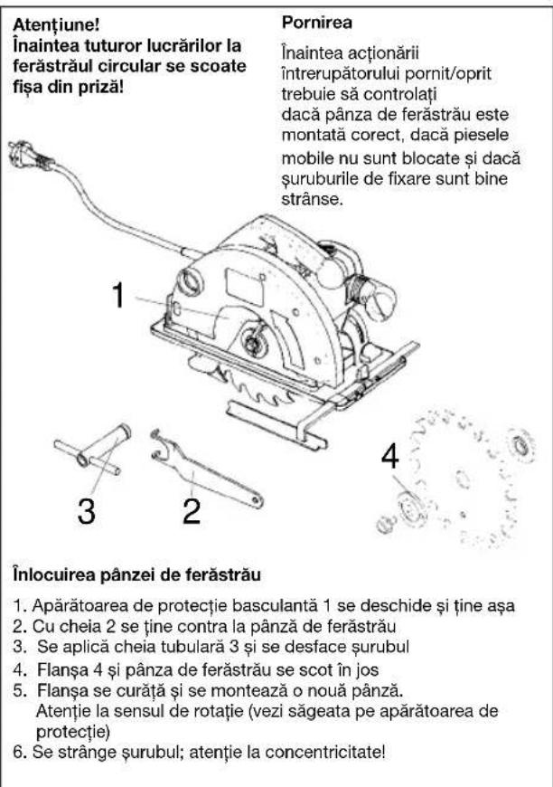 EINHELL HKS 66-01 - Reglarea adancimii de taiere - 4
