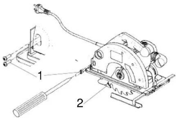 EINHELL HKS 66-01 - Wymiana brzeszcotu pity - 1