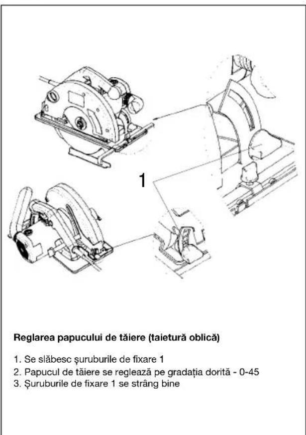 EINHELL HKS 66-01 - Reglarea adancimii de taiere - 3