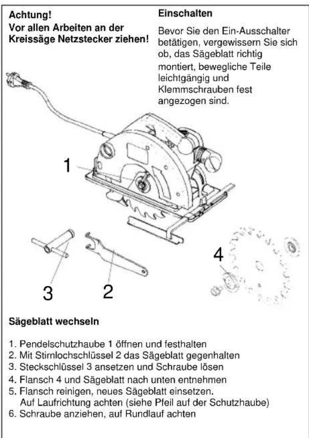 EINHELL HKS 66-01 - Schnittliche einstellen - 3