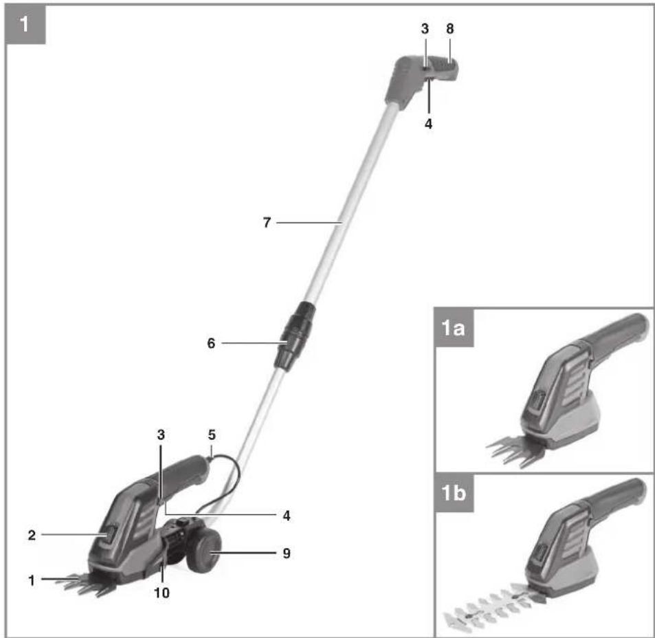 EINHELL GC-CG 3 6/70 Li - 1