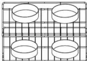 INSIGNIA NS-RGFCES2 - Positionnement des grilles du four - 3
