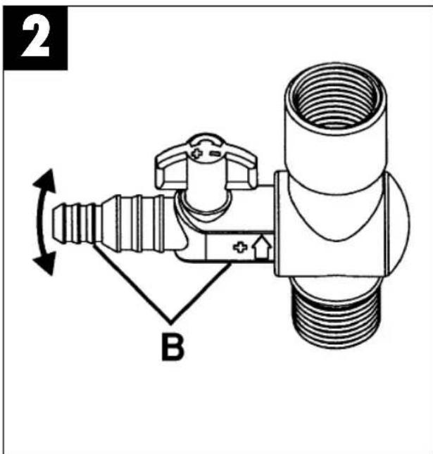 EINHELL TFR 1800 - Funzionamento con solo raccordadoccione: (vedi figura 2) - 2