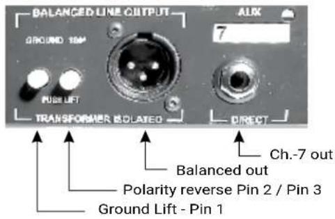 Radial Engineering JD-7 - Balanced low Z output and input: - 1