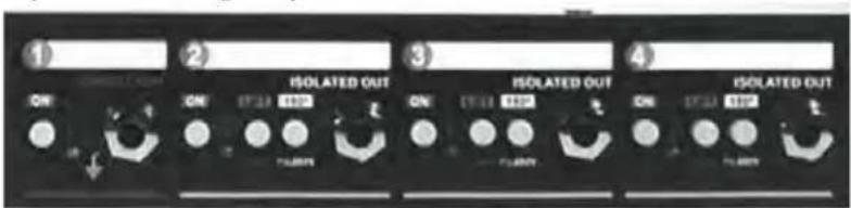 Radial Engineering JD-7 - Label marking zones: - 1