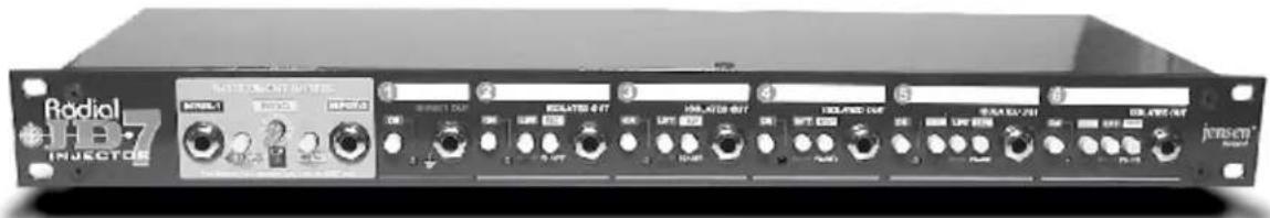 Radial Engineering JD-7 - JD-7 Injector Guitar Signal Distribution and Routing System - 1