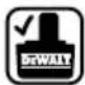 DEWALT DW914 - Labels op de oplader en op de accu - 8