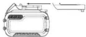 DEWALT DCD731 - Transport de la batterie FLEXVOLTTM - 1