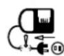DEWALT DW017 - Etiquettes figurant sur le chargeur et le pack-batteries - 8