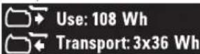 DEWALT DCS778 - Transport de la batterie FLEXVOLTTM - 2