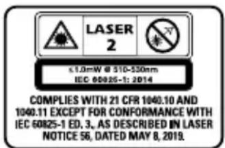 DEWALT DCE825G18 - Varoitustarrat - 5