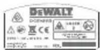 DEWALT DCE089G - Advarselsmerking - 4