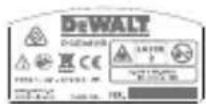 DEWALT DCE089G - Warnetiketten - 4