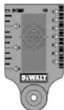 DEWALT DW079 - Tarjeta para detección de láser - 1